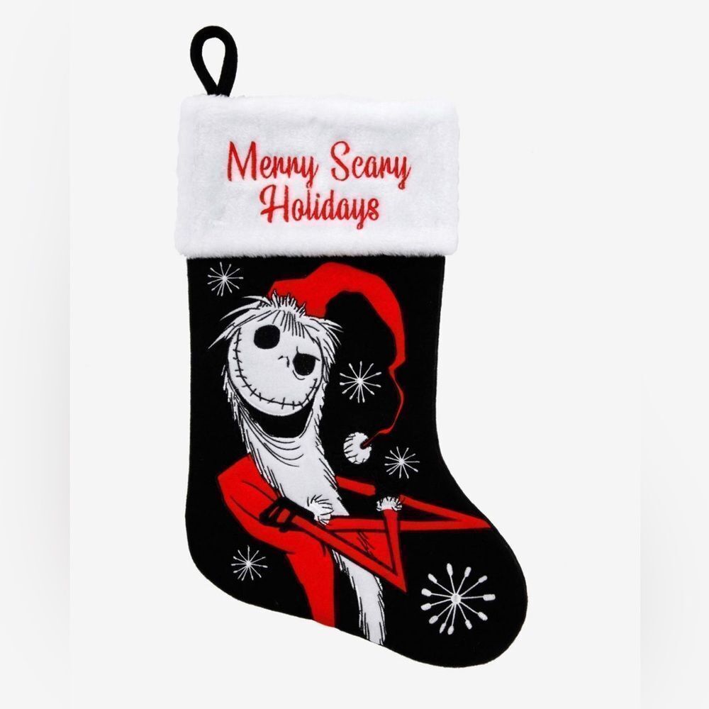 𝅺Disney The Nightmare Before Christmas Jack Skellington Stocking